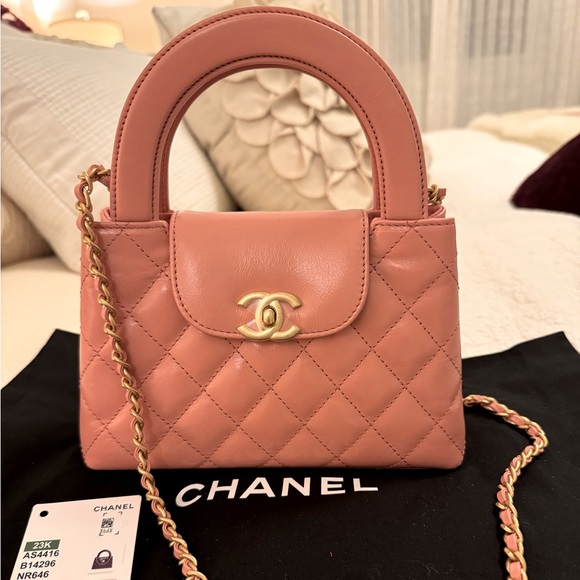 🩶SOLD🩶 Chanel Mini Kelly Shopper Pink - Picture 1 of 7